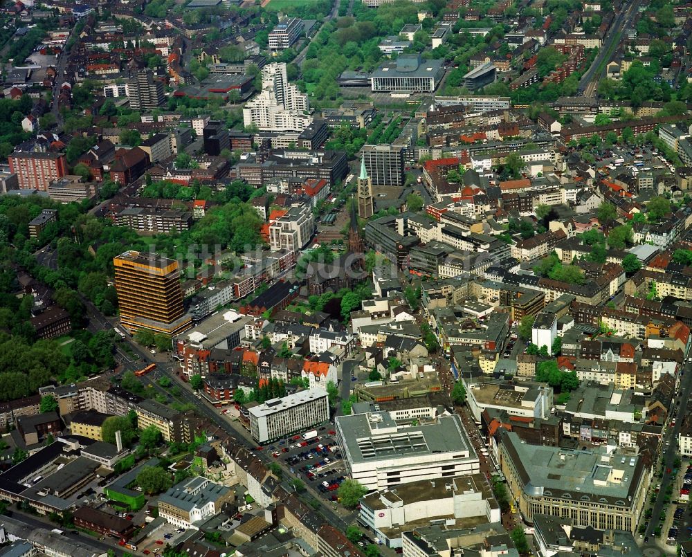 Gelsenkirchen aus der Vogelperspektive: Gelsenkirchen-Altstadt im Bundesland Nordrhein-Westfalen