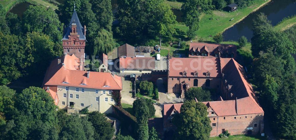 Plattenburg aus der Vogelperspektive: Gemeinde Plattenburg im Bundesland Brandenburg