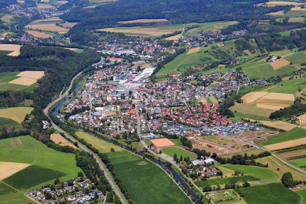 Luftaufnahme Wutöschingen - Gemeindegebiet von Wutöschingen im Bundesland Baden-Württemberg, Deutschland