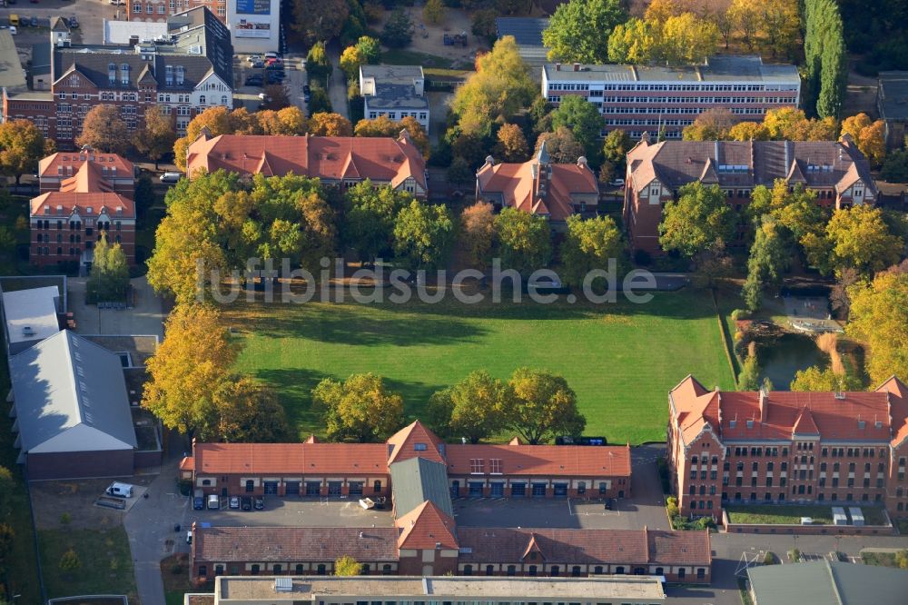 Berlin von oben - Gemeinsames Terror Abwehrzentrum ( GTAZ ) an der Elsenstraße, Bouchestraße in Berlin Treptow