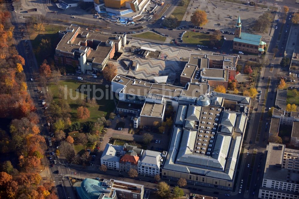 Luftbild Berlin OT Tiergarten - Gemäldegalerie und das Kunstgewerbemuseum Berlin im Ortsteil Tiergarten