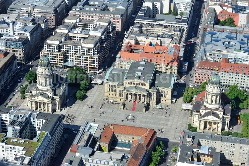 Luftaufnahme Berlin Mitte - Gendarmenmarkt Berlin