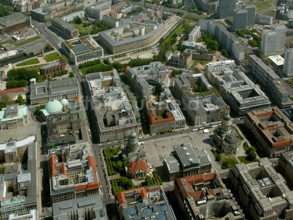 Berlin von oben - Gendarmenmarkt Berlin