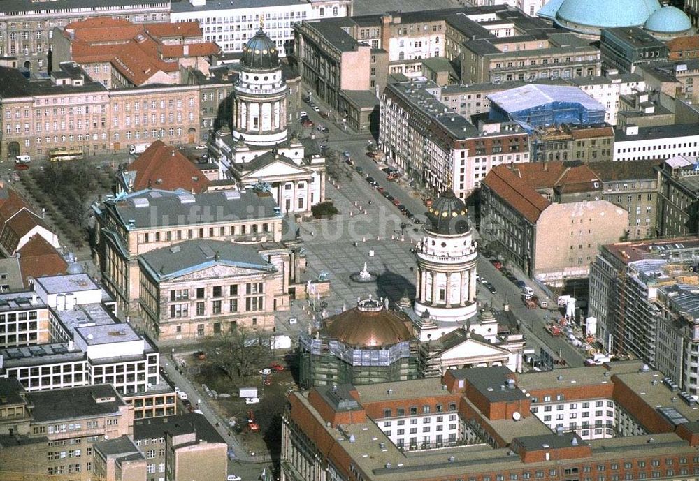 Luftbild Berlin - Gendarmenmarkt in Berlin-Mitte