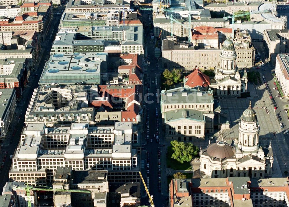 Berlin von oben - Gendarmenmarkt mit den Quartieren 207 bis 205.