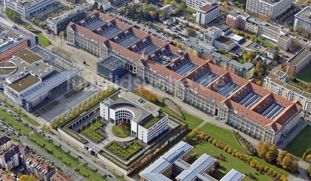 Luftbild Karlsruhe - Generalbundesanwaltschaft und Zentrum für Kunst und Medientechnologie Karlsruhe