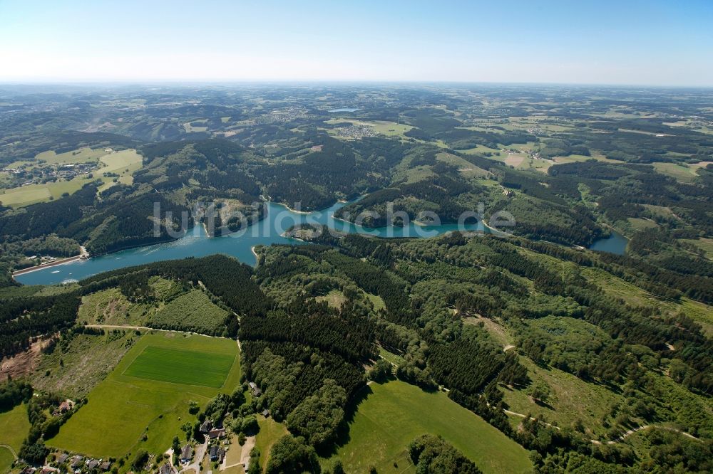 Gummersbach aus der Vogelperspektive: Genkeltalsperre in Gummersbach im Bundesland Nordrhein-Westfalen