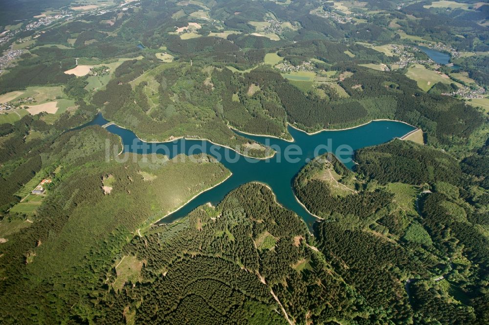 Gummersbach aus der Vogelperspektive: Genkeltalsperre in Gummersbach im Bundesland Nordrhein-Westfalen