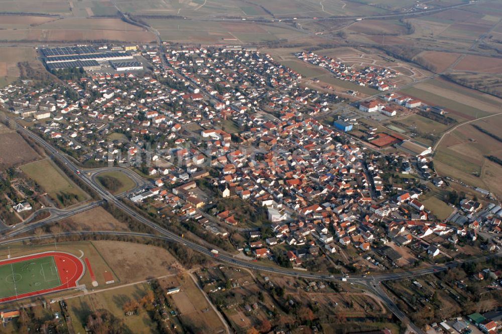 Gensingen von oben - Gensingen