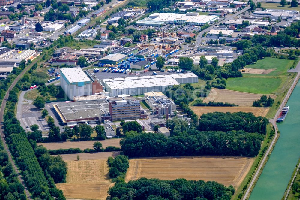 Lüdinghausen aus der Vogelperspektive: GEODIS CL GmbH an der Julius-Maggi-Straße in Lüdinghausen im Bundesland Nordrhein-Westfalen, Deutschland