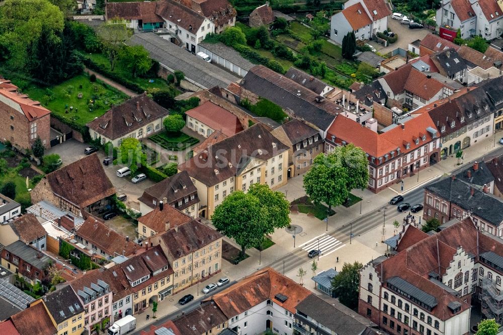 Luftaufnahme Emmendingen - Gerichts- Gebäudekomplex des in Emmendingen im Bundesland Baden-Württemberg, Deutschland