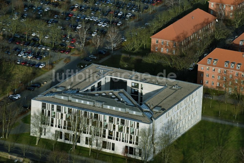 Frankfurt (Oder) aus der Vogelperspektive: Gerichts- Gebäudekomplex an der Müllroser Chaussee in Frankfurt (Oder) im Bundesland Brandenburg