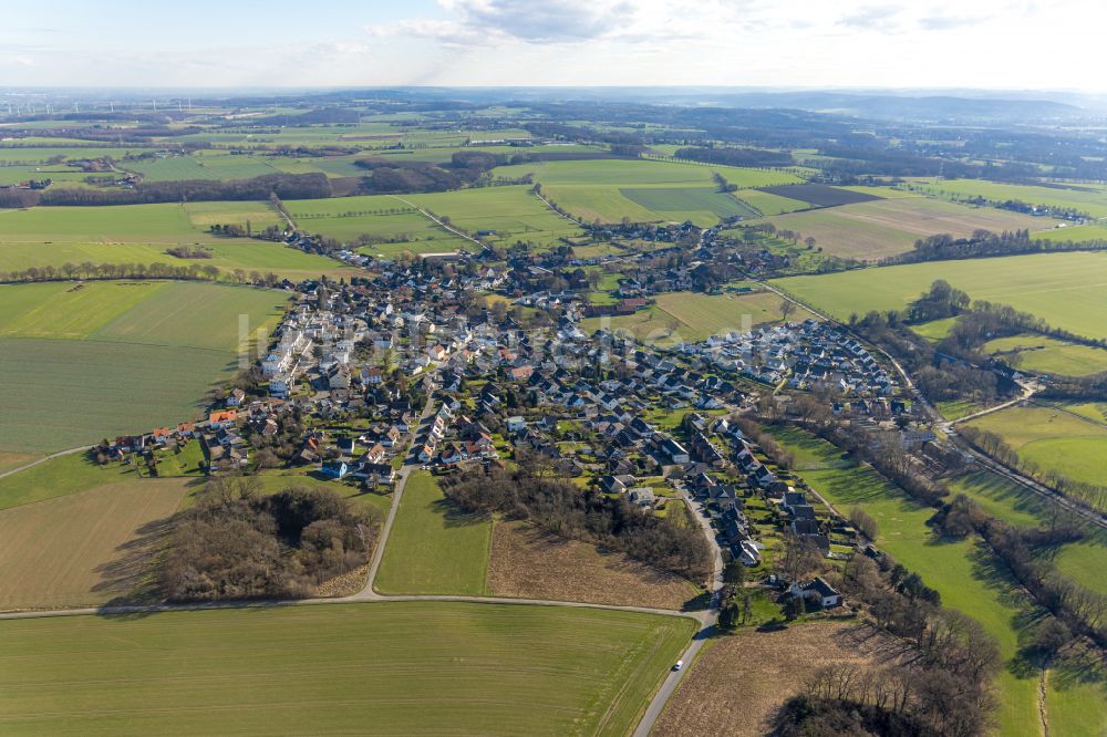 Luftbild Billmerich - Gesamtübersicht und Stadtgebiet mit Außenbezirken und Innenstadtbereich in Billmerich im Bundesland Nordrhein-Westfalen, Deutschland