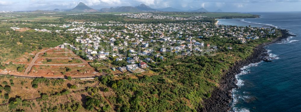 Albion von oben - Gesamtübersicht des Stadtgebietes in Albion in Black River, Mauritius