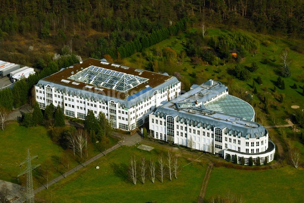 Luftbild Dietzenbach - Geschäftsgebäude der ExperTeach Gesellschaft für Netzwerkkompetenz mbH und Controlware GmbH sowie Hotel Artrium am Park in Dietzenbach im Bundesland Hessen, Deutschland