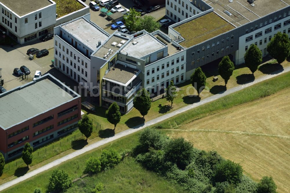 Bochum von oben - Geschäftshaus der Markus Gerold Unternehmensgruppe in Bochum im Bundesland Nordrhein-Westfalen