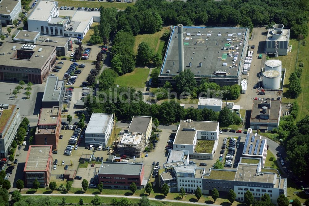 Bochum von oben - Geschäftshaus der Markus Gerold Unternehmensgruppe in Bochum im Bundesland Nordrhein-Westfalen