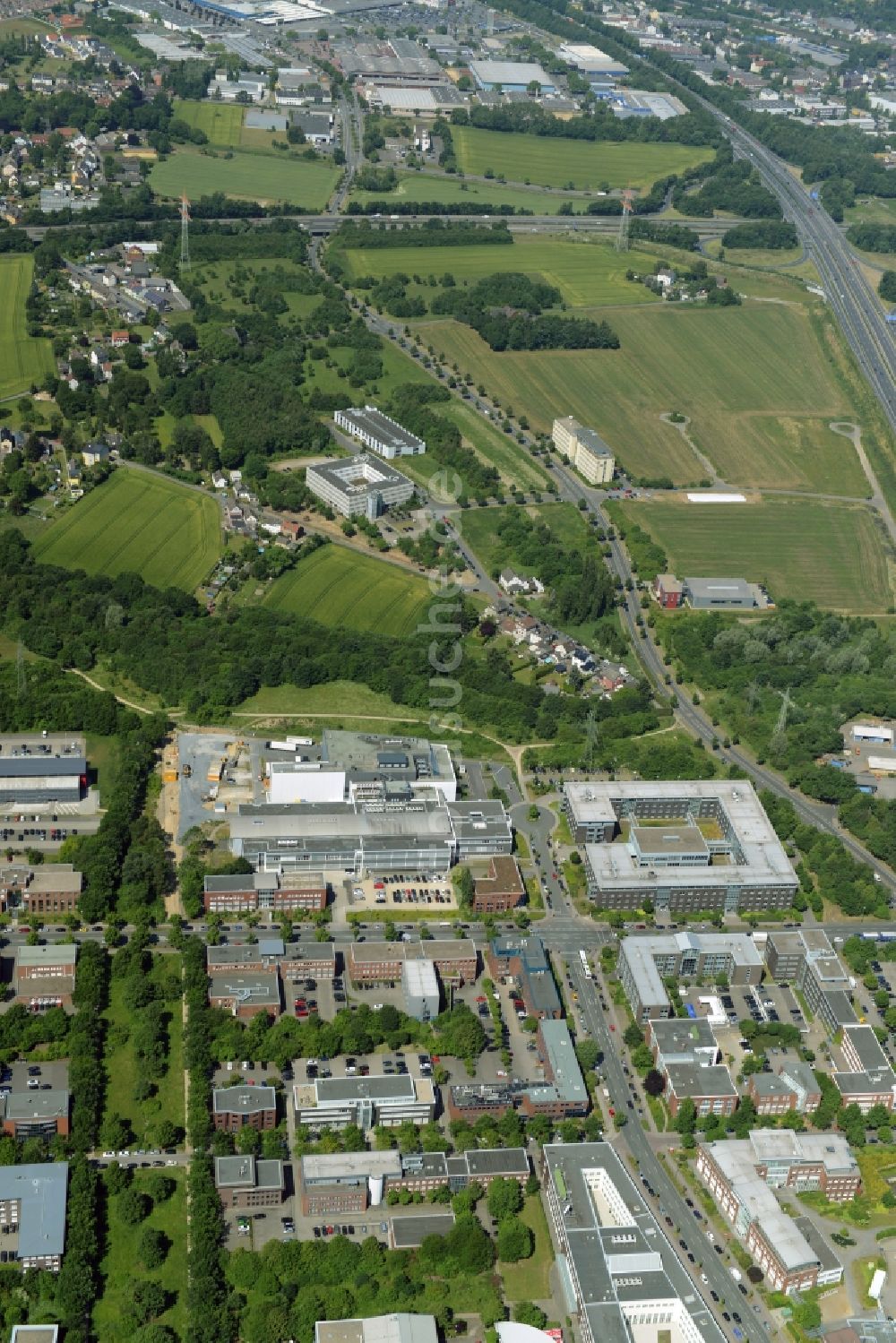 Dortmund aus der Vogelperspektive: Geschäftshaus der Markus Gerold Unternehmensgruppe in Dortmund im Bundesland Nordrhein-Westfalen