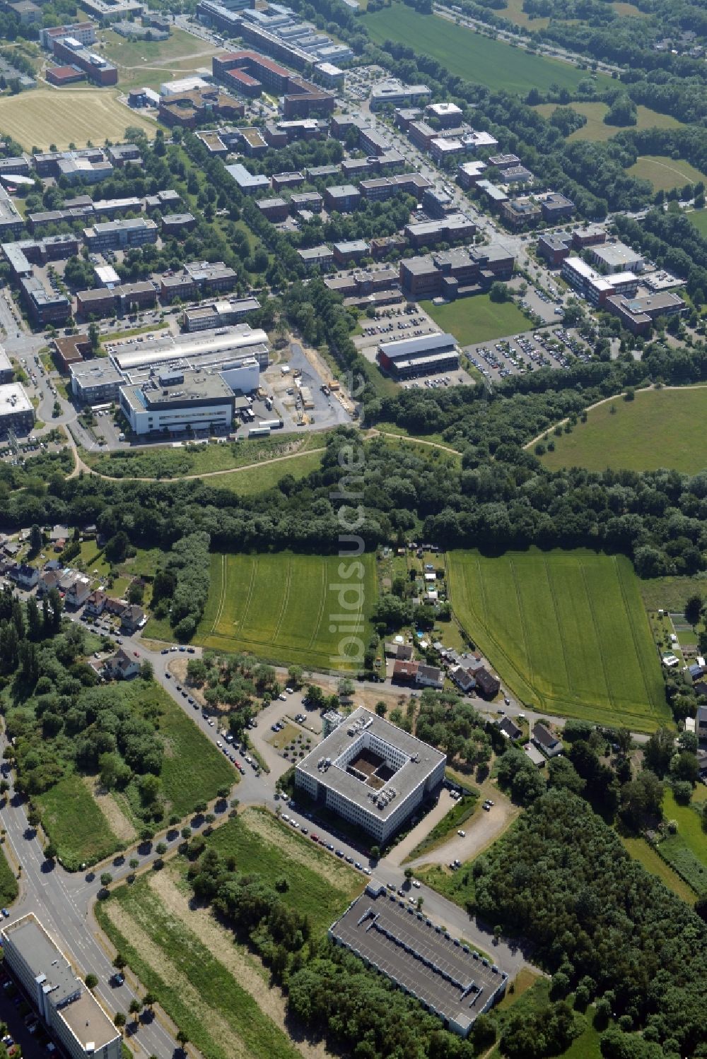 Luftaufnahme Dortmund - Geschäftshaus der Markus Gerold Unternehmensgruppe in Dortmund im Bundesland Nordrhein-Westfalen