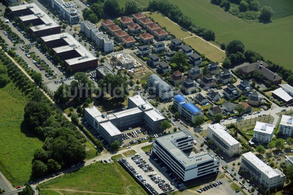 Dortmund von oben - Geschäftshaus der Markus Gerold Unternehmensgruppe in Dortmund im Bundesland Nordrhein-Westfalen