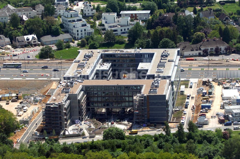 Luftaufnahme Luxemburg - Geschäftshaus an der Rue Albert Borschette