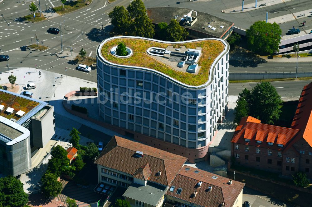 Pforzheim aus der Vogelperspektive: Geschäftshaus Il Tronco in Pforzheim im Bundesland Baden-Württemberg, Deutschland