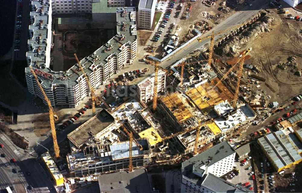 Berlin von oben - Geschäftshausbau am Spittelmarkt / Leipziger Straße