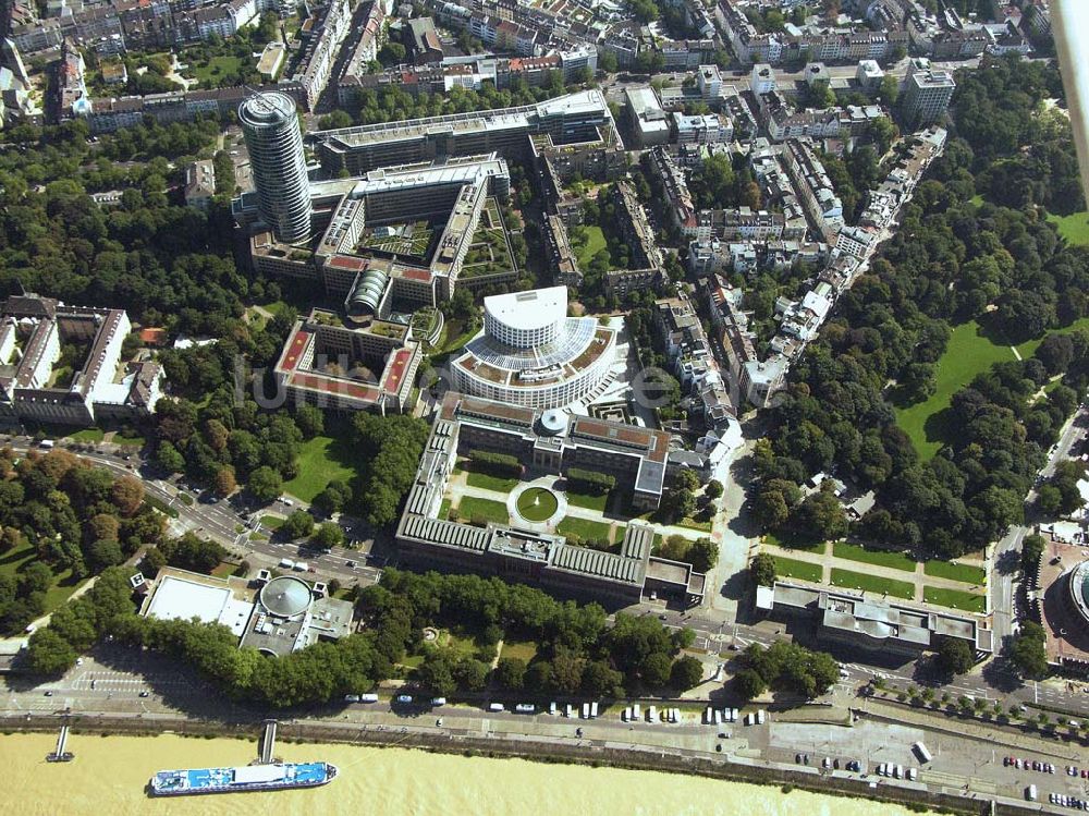 Luftbild Düsseldorf (NRW) - Geschäftszentrum am Düsseldorfer Rheinufer - Düsseldorf (NRW)