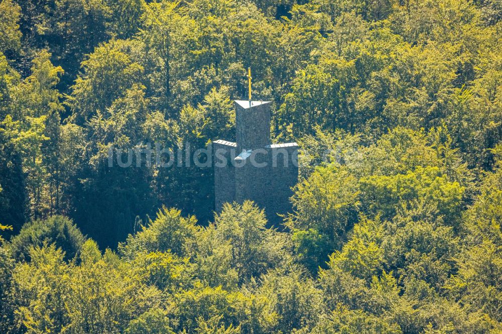 Luftbild Gevelsberg - Geschichts- Denkmal des Ehrenmals in Gevelsberg im Bundesland Nordrhein-Westfalen