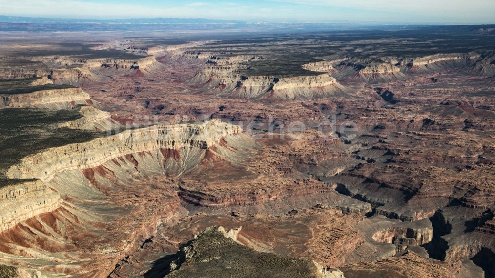 Luftbild Supai - Gesteinsformation des Grand Canyon National Park in Supai in Arizona, USA