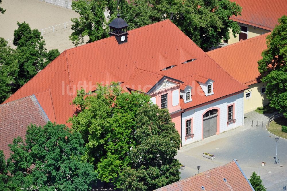 Torgau aus der Vogelperspektive: Gestüt Graditz in Torgau im Bundesland Sachsen