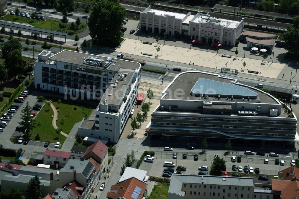 Brandenburg an der Havel aus der Vogelperspektive: Gesundheitszentrum und Ärztehaus Gesundheitszentrum RECURA GmbH MVZ An Der Havel in Brandenburg an der Havel im Bundesland Brandenburg, Deutschland