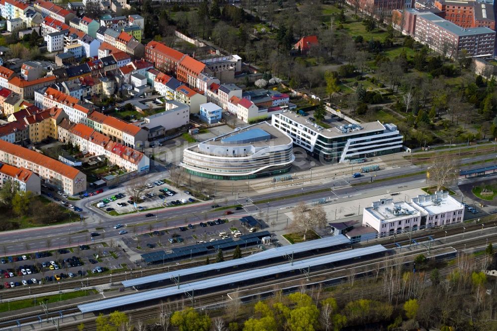 Brandenburg an der Havel von oben - Gesundheitszentrum und Ärztehaus Gesundheitszentrum RECURA GmbH MVZ An Der Havel in Brandenburg an der Havel im Bundesland Brandenburg, Deutschland