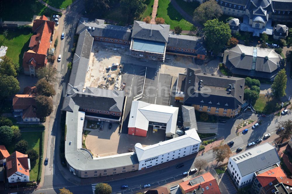 Bad Nenndorf von oben - Gesundheitszentrum Wincklerbad Bad Nenndorf