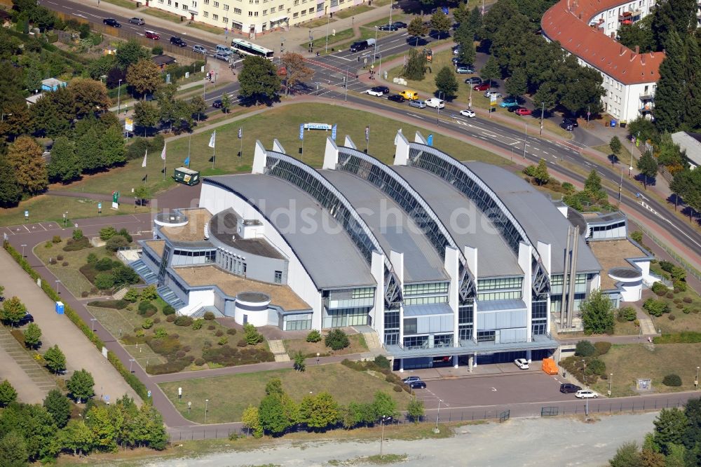 Luftbild Magdeburg OT BRÜCKFELD - GETEC Arena im Ortsteil Brückfeld in Magdeburg im Bundesland Sachsen-Anhalt