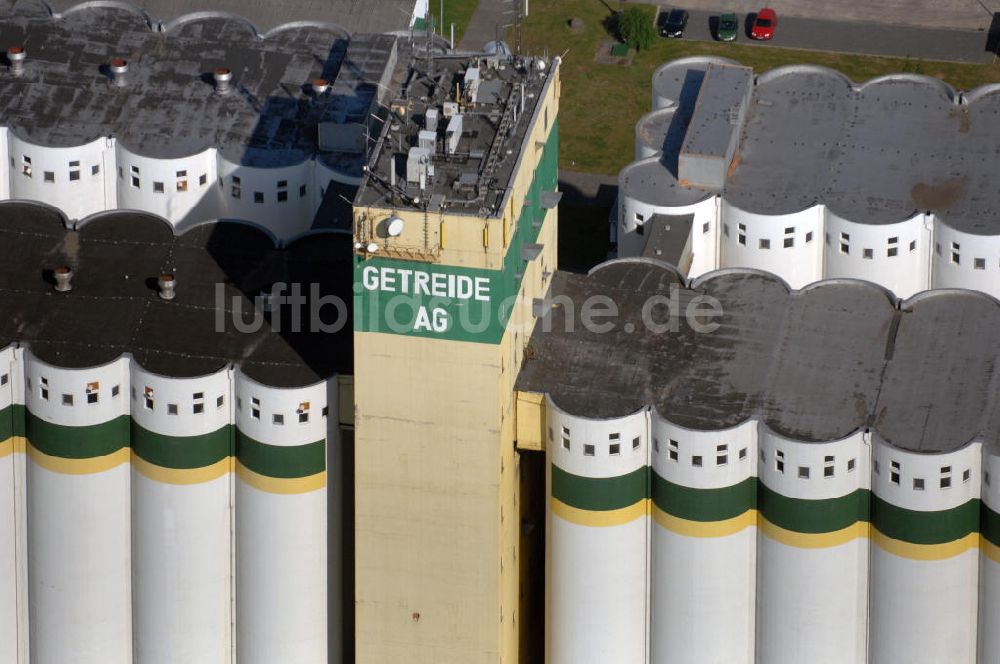 Trebsen aus der Vogelperspektive: Getreide AG in Trebsen