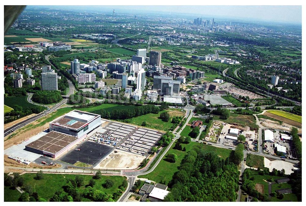 Eschborn aus der Vogelperspektive: Gewerbe- und Entwicklugsgebiet Sossenheim