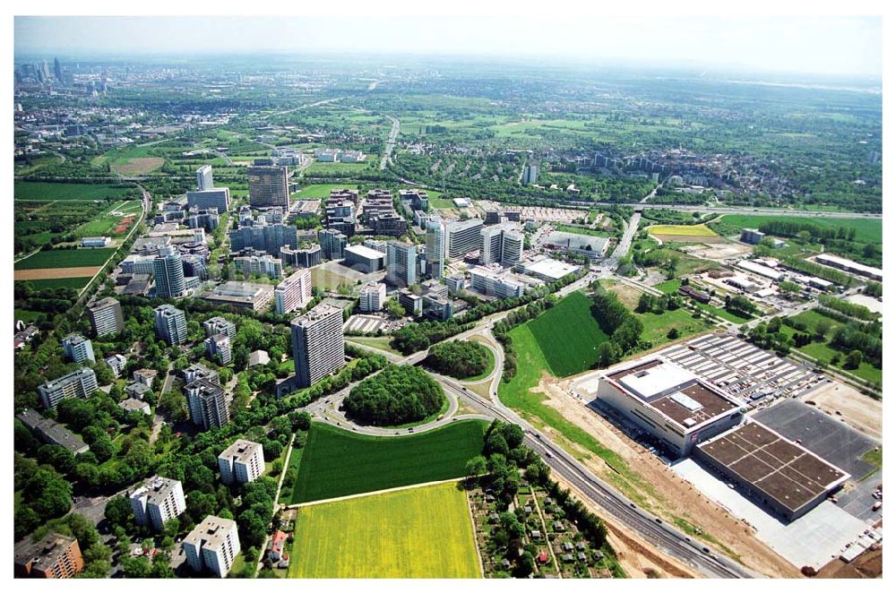 Luftaufnahme Eschborn - Gewerbe- und Entwicklugsgebiet Sossenheim