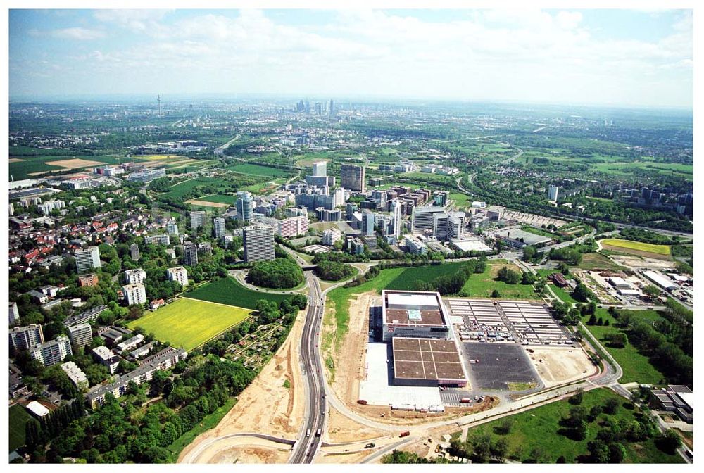 Eschborn aus der Vogelperspektive: Gewerbe- und Entwicklugsgebiet Sossenheim