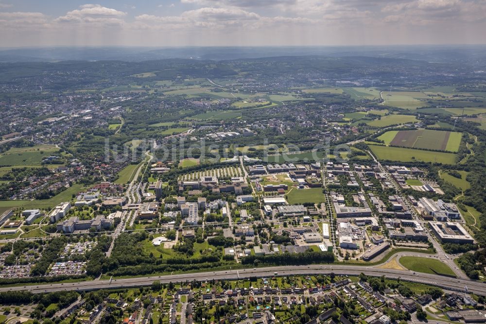 Luftbild Dortmund - Gewerbeansiedlung auf dem Gelände des TechnologiePark am Campus Dortmund in Nordrhein-Westfalen