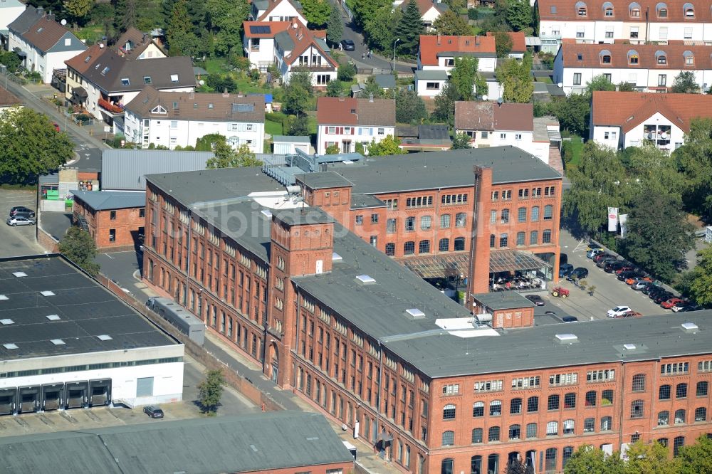 Frankfurt am Main von oben - Gewerbegebiet im alten Fabrikgebäude an der Orber Straße im Stadtteil Fechenheim in Frankfurt am Main im Bundesland Hessen