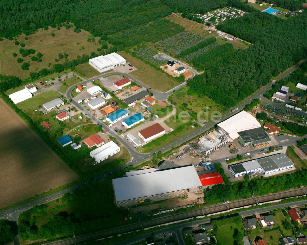 Luftaufnahme Büchen - Gewerbegebiet in Büchen im Bundesland Schleswig-Holstein, Deutschland