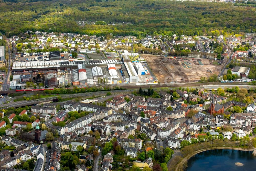 Luftbild Düsseldorf - Gewerbegebiet Benrath- Düsseldorf Süd in Düsseldorf im Bundesland Nordrhein-Westfalen