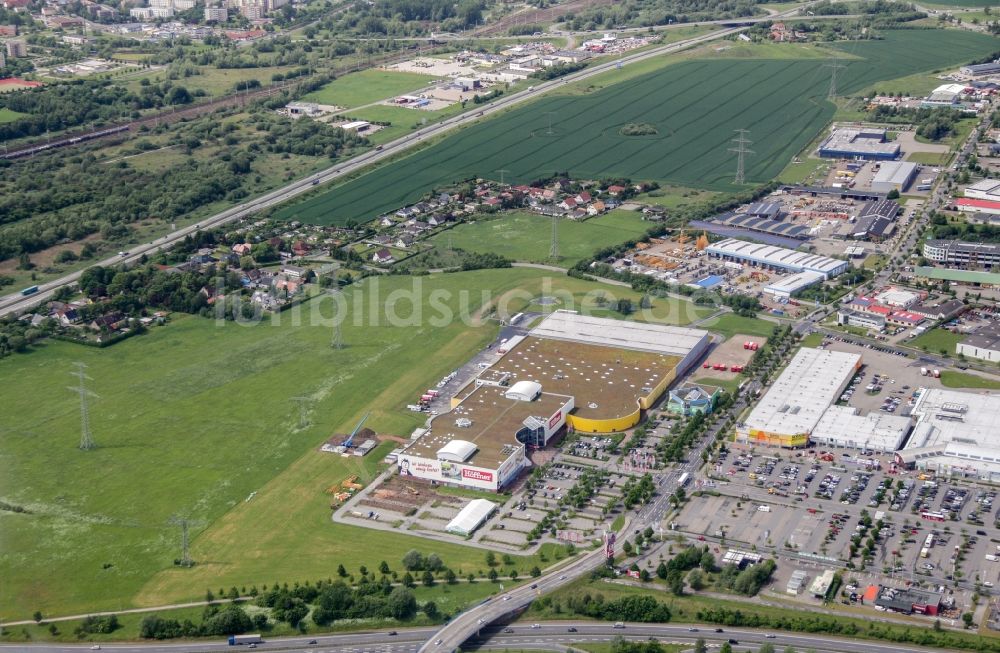 Luftaufnahme Bentwisch - Gewerbegebiet Bentwisch in Bentwisch im Bundesland Mecklenburg-Vorpommern, Deutschland