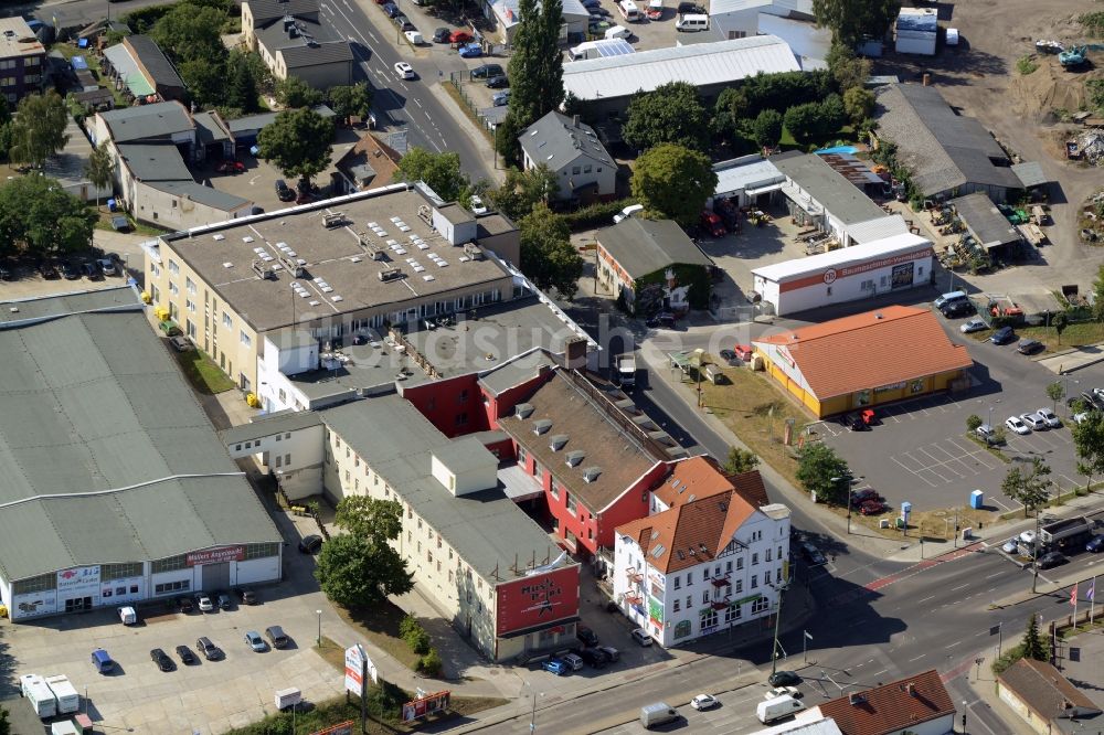 Luftbild Berlin - Gewerbegebiet in Berlin