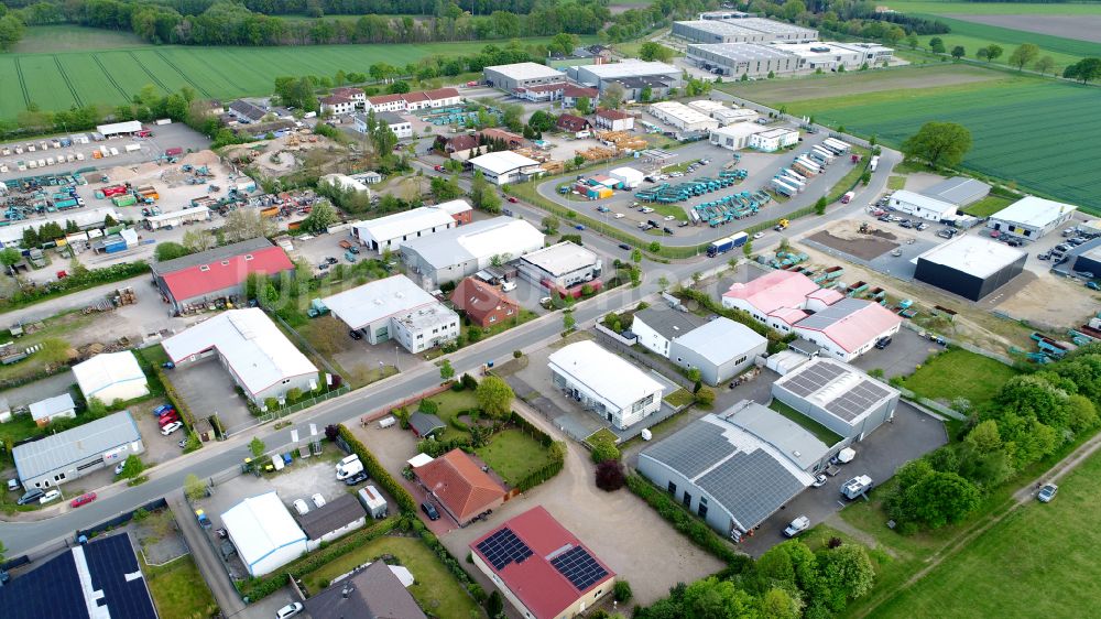 Luftbild Wedemark - Gewerbegebiet Bissendorf in Wedemark im Bundesland Niedersachsen, Deutschland