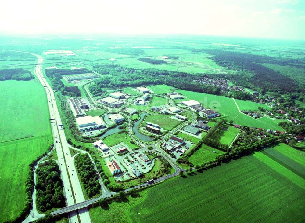 Genshagen / BRB aus der Vogelperspektive: Gewerbegebiet Brandenburg Park der Firma TRIZEC HAHN Deutschland GmbH am südlichen Berliner Ring bei Ludwigsfelde 16