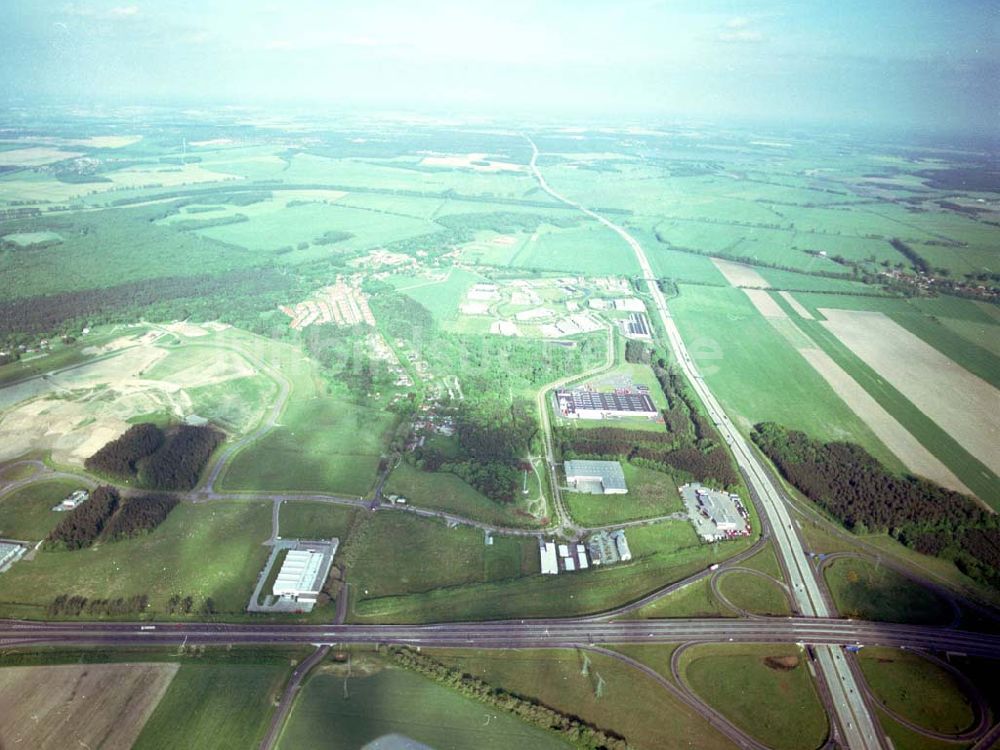 Genshagen / BRB aus der Vogelperspektive: Gewerbegebiet Brandenburg Park der Firma TRIZEC HAHN Deutschland GmbH am südlichen Berliner Ring bei Ludwigsfelde 16