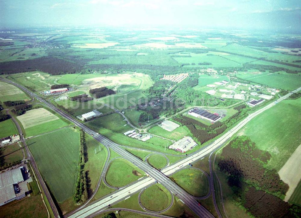 Luftbild Genshagen / BRB - Gewerbegebiet Brandenburg Park der Firma TRIZEC HAHN Deutschland GmbH am südlichen Berliner Ring bei Ludwigsfelde 16