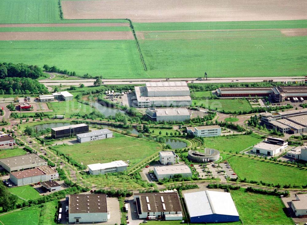 Genshagen / BRB von oben - Gewerbegebiet Brandenburg Park der Firma TRIZEC HAHN Deutschland GmbH am südlichen Berliner Ring bei Ludwigsfelde 16